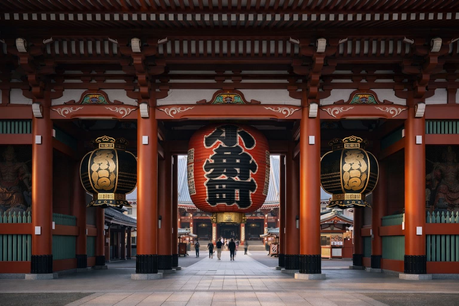 Senso-ji Temple red gate in Asakusa